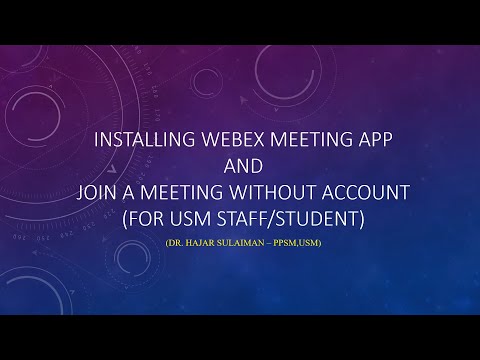 Join Webex Meeting as Guest