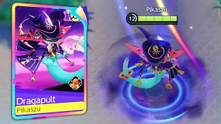 Dragapult Default vs Dark Magician Style Holowear Comparison - Pokemon Unite