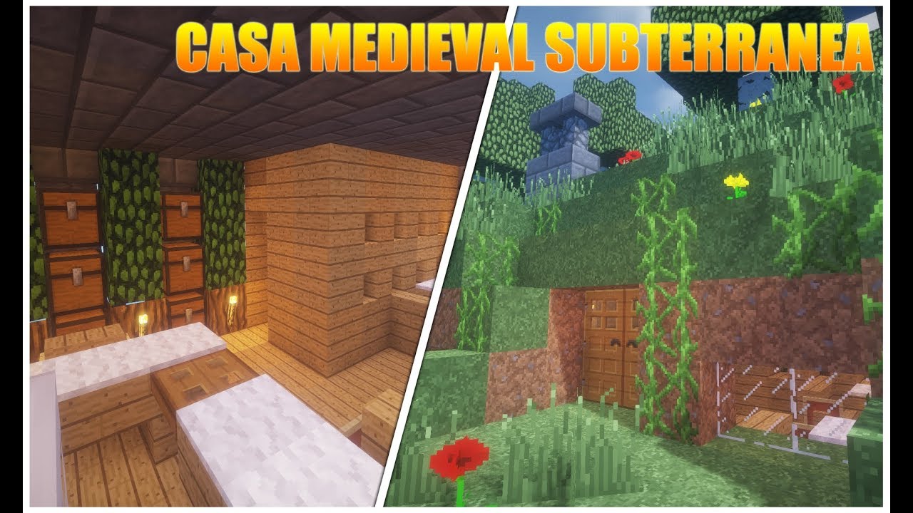 CASA SUBTERRÁNEA 🤯 #minecraft #minecraftbuilding #minecraftideas