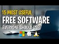 15 most useful free software that everyone should know 2023