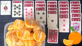 SOFT 'n' JUICY Oranges ~ Snacks 'n' Solitaire ~ ASMR Solitaire #457 screenshot 5