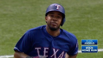 TEX@TB: Andrus crushes a solo homer to left field