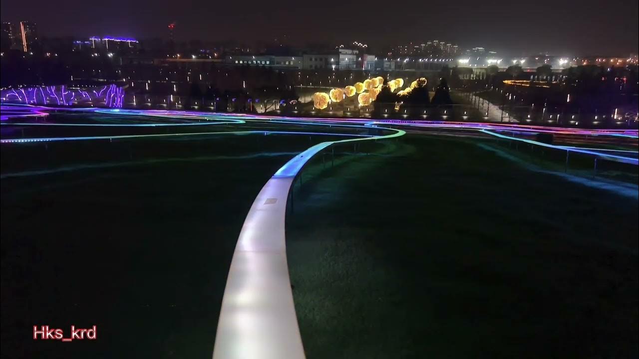 Night Park "Krasnodar" in festive New Year guise !✨ 2022 Перевозки Донецк VK