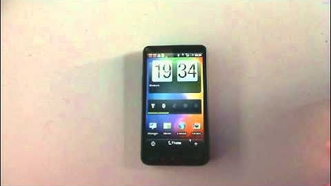 HTC HD2 running Android: Froyo with HTC Sense