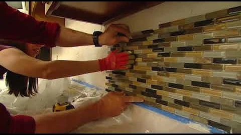 How to Install a Mosaic Tile Backsplash