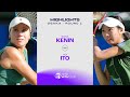 Ref:NC0LGQWNVe0 Sofia kenin vs. aoi ito | 2024 osaka round 1 | wta match highlights