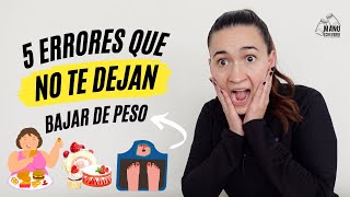 5 ERRORES QUE NO TE DEJAN BAJAR DE PESO EN TU ALIMENTACIÓN KETO & LOW CARB | Manu Echeverri