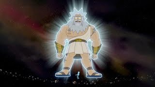 Rick and Morty | Rick vs Zeus Full Fight