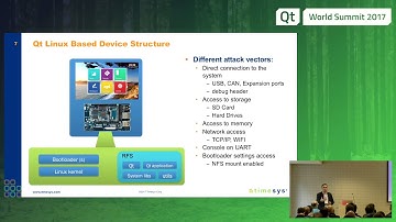 QtWS17 - Securing Qt based Linux Devices, Maciej Halasz, TimeSys