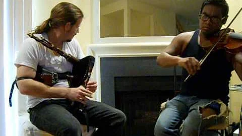 Elijah Woolcott (fiddle) & Chris Klecka (smallpipes)