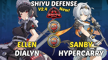 Ellen x Dialyn & Sanby | NIEUW Shiyu Defense 6-7 S-Rank | Zenless Zone Zero 2.4