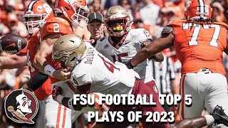 Florida State Seminoles Football Top 5 Plays Of The Regular Season