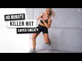 40 MIN YOU VS YOU HIIT WORKOUT - Full Body, No Equipment, No Repeat - (HIIT IT HARDER DAY 22)