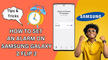 How to Set an Alarm On Samsung Galaxy Z Flip 3 – Step by Step Tutorial 2025!