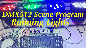 DMX512 Running Lights Scene Program by SDSS pinoy vlog