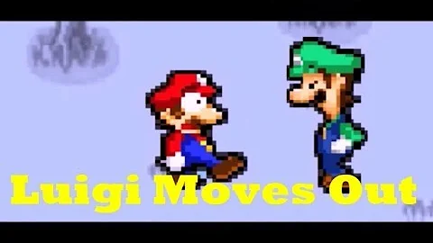 Luigi Moves Out | Mario & Luigi Sprite Animation
