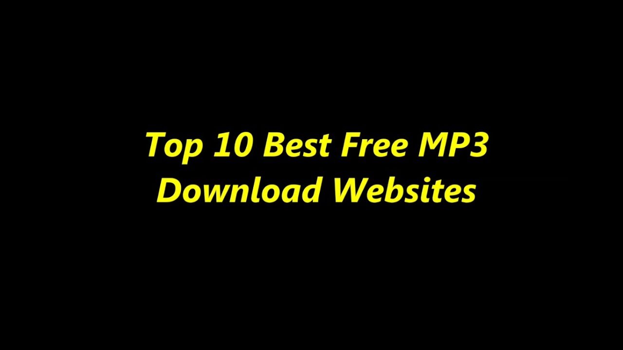 Top 10 Best Free MP3 Download Websites