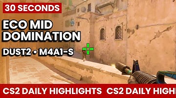 Mid Control? More Like Mid Domination – 4K with M4A1-S | Dust2 | Highlights CS2