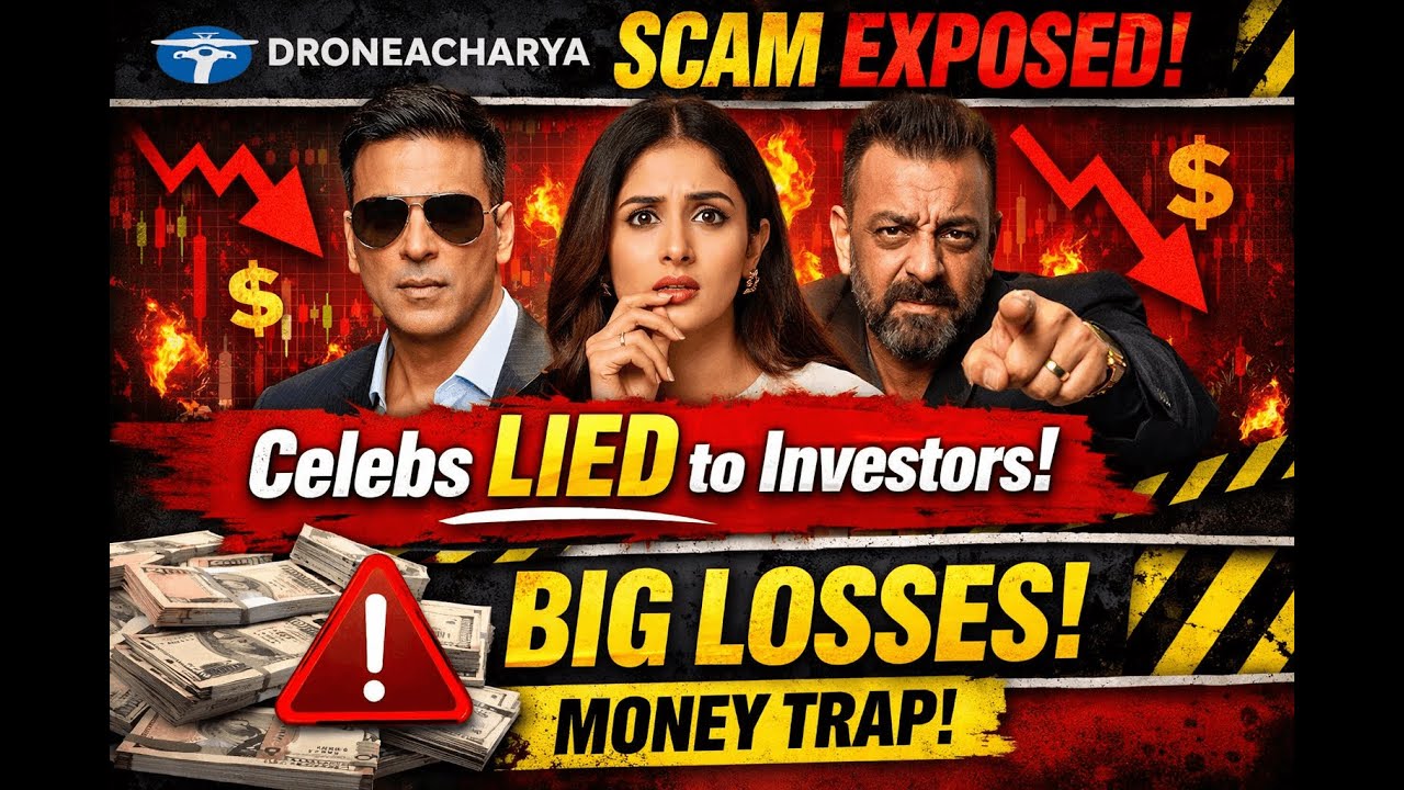 Droneacharya & Celebrities Exposed: How Investors Were Trapped in a Shocking Scam
