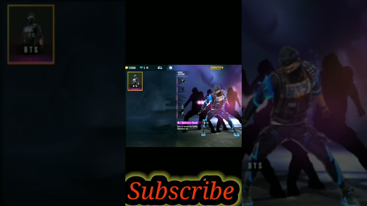 BTS CRYSTAL BUNDLE SPIN // FREE FIRE