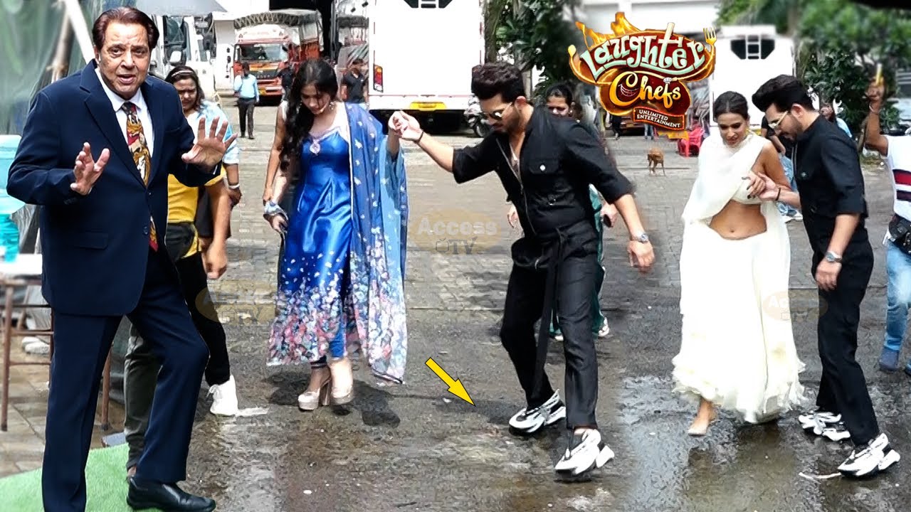 Arjun Bijlani Helps Jannat Zubair & Nia Sharma At Laughter Chefs-Dharmendra Special Episode