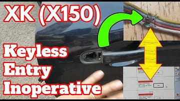 Jaguar Passive Entry not working from the drivers door! Fault finding and repair.