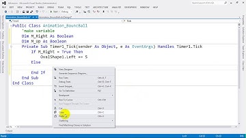 Simple Bounc Ball Animation on Form by timer in VB NET 2012