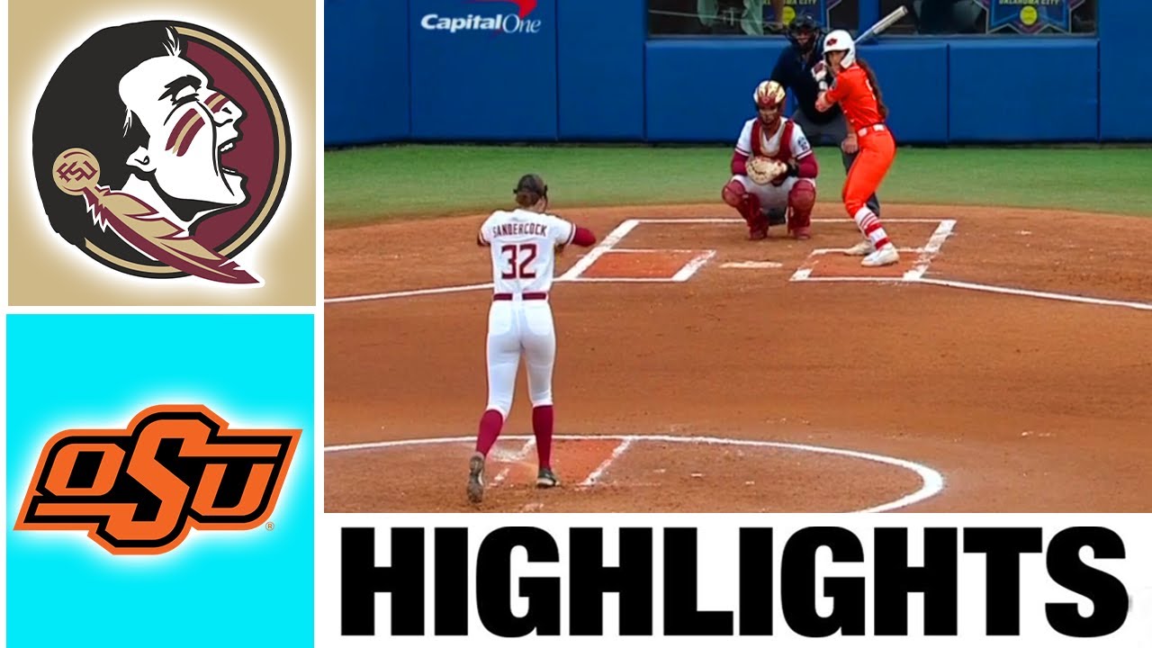 3 Florida State vs Oklahoma State Highlights College Softball World