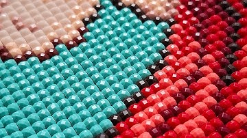 Finished! Start to Finish ASMR Diamond Painting Art - No Talk - Real Speed - Oraloa Christmas