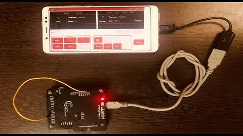 Using Wave Generator In PSLab Android App to produce different waveforms | FOSSASIA | GSoC