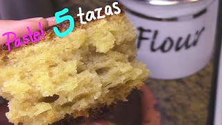 Pastel 5 tazas, 1, 2, 3! El verdadero sabor casero. ¡Más fácil imposible! | Episodio 151