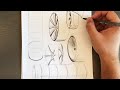 How to Draw Ellipses and Wheels - 3 Simple Key Steps