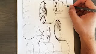 How to Draw Ellipses and Wheels - 3 Simple Key Steps