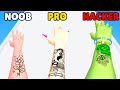 NOOB vs PRO vs HACKER in Tattoo Evolution