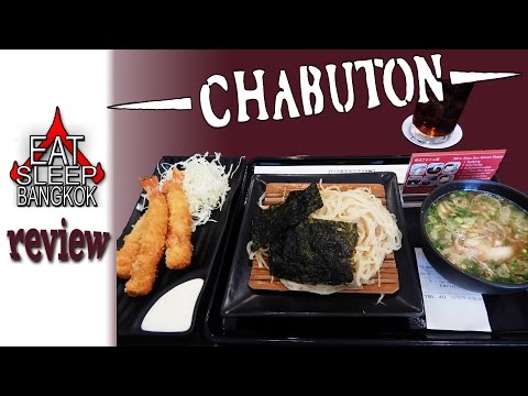 Review of Chabuton Japanese restaurant in Bangkok