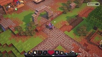 Minecraft Dungeons Live Stream: Lvl 181 Berserker! Caves & AFK Farming.