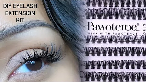 DIY Eyelash Extention Kit Pawotence from Amazon