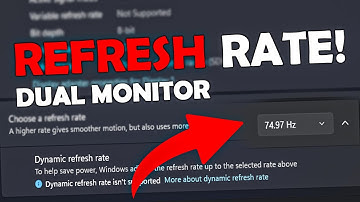 How to Change Refresh Rate of Secondary Monitor in Windows 11 | Fix Screen Stuttering | 2025