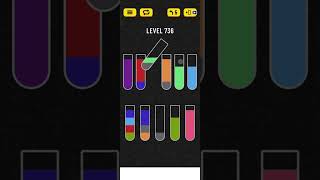 Water sort puzzle Level 736