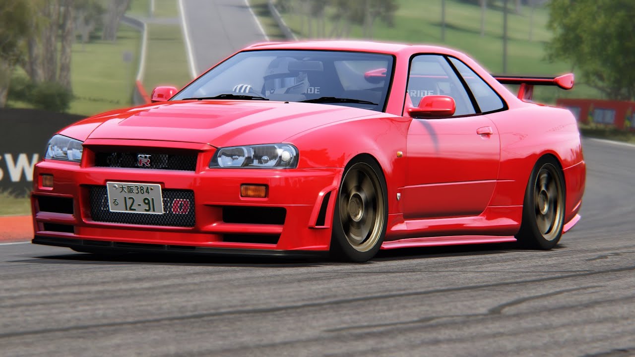 Assetto Corsa - HOTHEAD21 Nissan Skyline GTR R34 V-Spec - YouTube