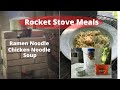 Rocket Stove Meals