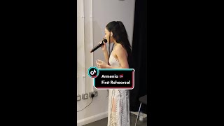 Eurovision 2023 - Brunette - Future Lover - First Rehearsal | Armenia 🇦🇲