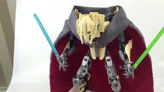 Lego Star Wars Custom General Grievous Buildable Figure Review (обзор)