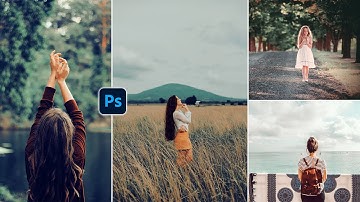 1-minute photoshop tutorial | Cinematic color grading effect in photoshop