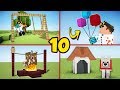 10 Secret Minecraft Builds You Can Build As well! - Tutorial #1