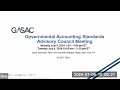 GOVERNMENTAL ACCOUNTING STANDARDS ADVISORY COUNCIL Tuesday July 9 2024 GOVERNMENTAL ACCOUNTING STANDARDS ADVISORY COUNCIL Tuesday July 9 2024