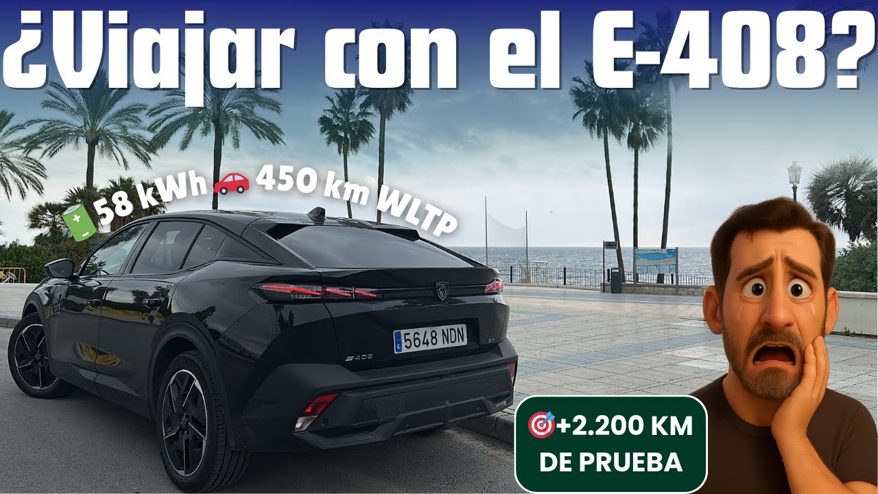 Peugeot e-408🔋eléctrico⚡ | ¿Sirve para viajar? Prueba REAL 🚗 tras 2.200 km 