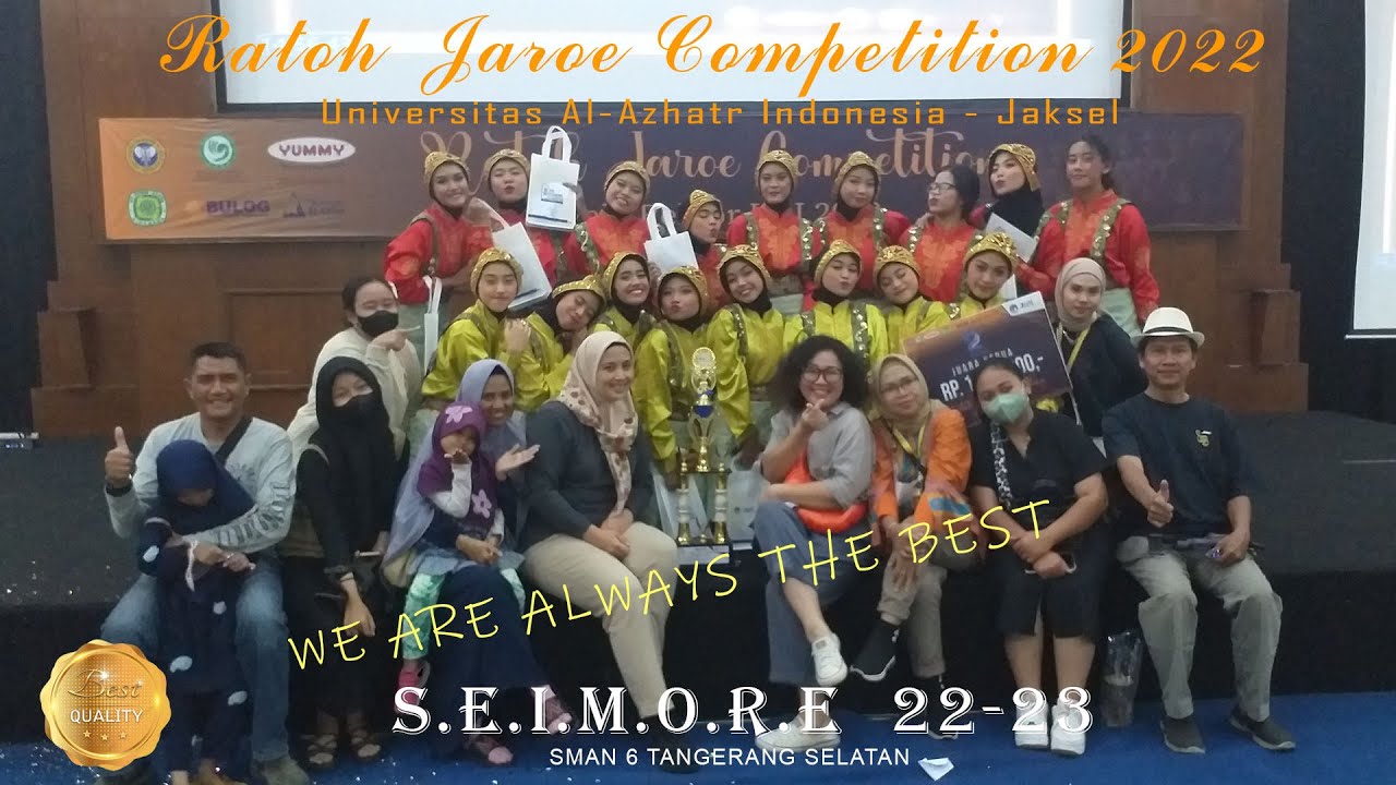 RATOH JAROE COMPETITION PIALA REKTOR UNIVERSITAS AL-AZHAR INDONESIA.
