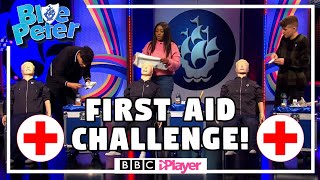 BP Presenters First Aid CHALLENGE w/Operation Ouch Doctors!  | Blue Peter