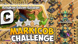 Cara Ratakan Tantangan PASUKAN GOLEM GALADON | COC INDONESIA